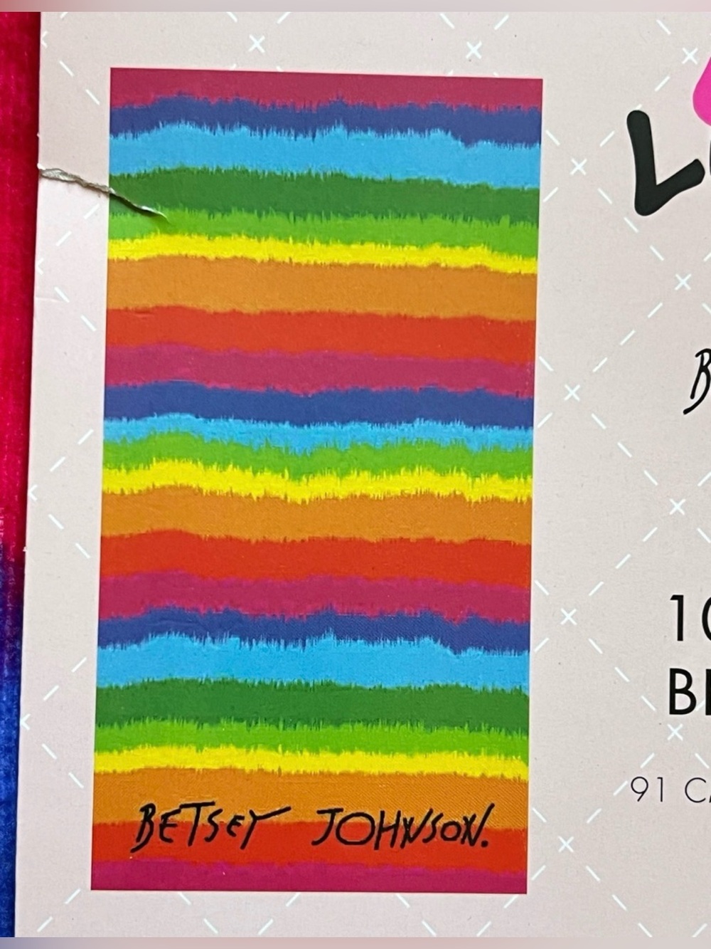 Betsey Johnson Bold Tie Dye
Stripe Beach Towel